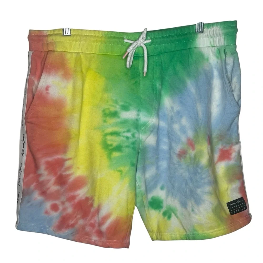 Maui And Sons Tie Dye Sweat Shorts Sz M